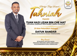 TAHNIAH DAN SELAMAT DATANG KEPADA YBrs. TUAN HAJI LIZAN BIN CHE MAT